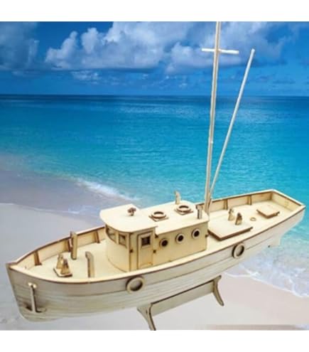 Amazon | Zputou 木製帆船模型 地中海スタイル中国帆船モデル